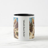 「魅力的キツネプリント」 マグカップ (中央)