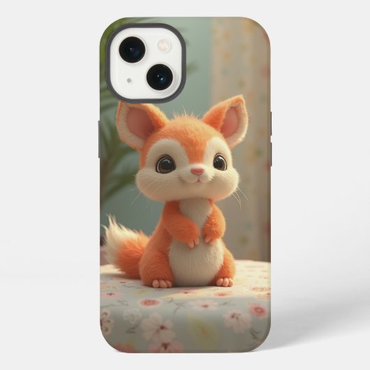 魅力的キツネiPhone 13ケース iPhoneケース (裏面)