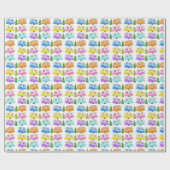 魅力的クリスマスキャンパーヴィンテージトレーラーRVクリスマス ラッピングペーパー (フラット)