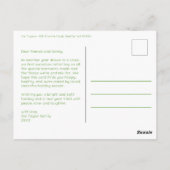 魅力的クリスマスキャンパーヴィンテージRVクリスマスカスタム ポストカード (裏面)