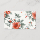 魅力的クリスマス結婚とロマンチックな写真 プレイスカード (裏面)