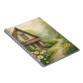 魅力的コテージお洒落フラワーガーデンノート ノートブック (右側)