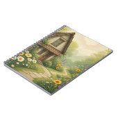 魅力的コテージお洒落フラワーガーデンノート ノートブック (左側)