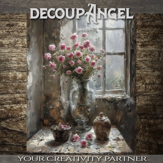 魅力的コテージウィンドウの配置 – Decopage - 薄葉紙