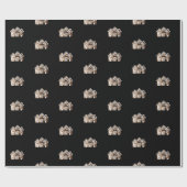 魅力的コテージパターン ラッピングペーパー (フラット)