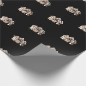 魅力的コテージパターン ラッピングペーパー (角)