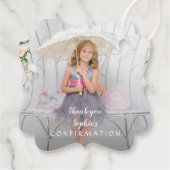 魅力的シンプル女の子の写真の確認 フェイバータグ (裏面)