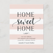 魅力的ストライプ |お知らせ 案内ポストカード (正面)