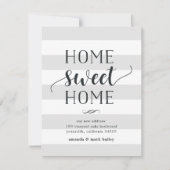 魅力的ストライプ |お知らせ 案内状 (正面)