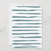 魅力的トレンディージョイブルーグリーンホリデイフォト シーズンカード (裏面)