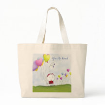 魅力的ハートバルーン付きカラフルラディバグ