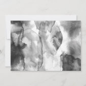 魅力的ハートブラシスクリプトの仮想結婚機能 招待状 (裏面)