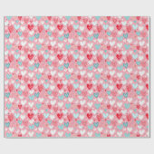 魅力的ハート包装紙 ラッピングペーパー (フラット)