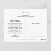 魅力的ハート編集可能カラー日付の再保存 ポストカード (裏面)