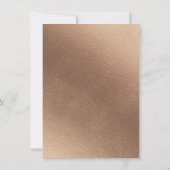 魅力的バラヴィンテージほこりっぽいピンク結婚フローラ 招待状 (裏面)