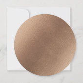 魅力的バラヴィンテージピンクフローラ結婚サークル 招待状 (裏面)