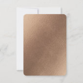 魅力的バラヴィンテージモノグラム婚約パーティ 招待状 (裏面)