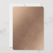 魅力的バラヴィンテージ結婚フローラブライダルシャワー 招待状 (裏面)