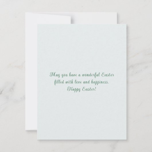 魅力的ビーチおもしろいハッピーイースターカード 案内状 (裏面)