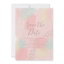 魅力的ピンクパステル抽象芸術ア結婚ートズ