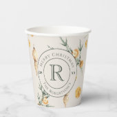 魅力的フェスティバル温冬モノグラム 紙コップ (正面)