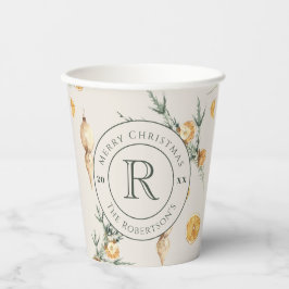 魅力的フェスティバル温冬モノグラム 紙コップ