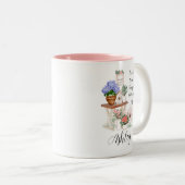 魅力的フローラ名やる気を起こさせる ツートーンマグカップ (正面右)