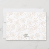 魅力的フローラ誕生発表 案内状 (裏面)