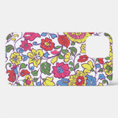 魅力的フローラ：シームレスなガーデンのテクスチャ Case-Mate iPhoneケース (裏面 (横))