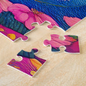 魅力的フローラ・ワンダーランドのバニー ジグソーパズル (側面)