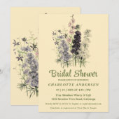魅力的ペイントガーデン ブライダルシャワー招待状 招待状 (正面/裏面)