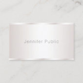 魅力的モダンデザイングラマーエレガントラグジュアリー 名刺 (正面)