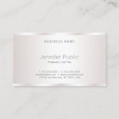 魅力的モダンデザイングラマーエレガントラグジュアリー 名刺 (裏面)