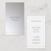 魅力的モダン洗練されたデザイングラマラス 名刺 (正面/裏面)