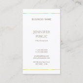 魅力的モダン洗練されたデザイングラマラス 名刺 (裏面)