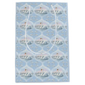 魅力的モマスワンとベビーイン桃の夕日 ミディアムペーパーバッグ (正面)