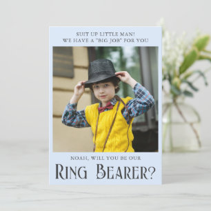 魅力的リングや輪ベアラ提案書フォトカード 招待状