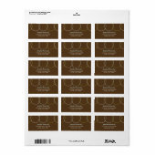 魅力的リングや輪住所 シール (フルシート)