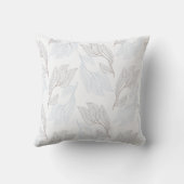 魅力的ヴィンテージシェードブルートゥーペボタニカル離れ クッション (裏面)