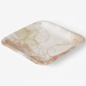 魅力的ヴィンテージスクエア紙プレート ペーパープレート (傾斜あり)