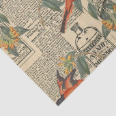 魅力的ヴィンテージ鳥の切り離しティッシュペーパー 薄葉紙 (詳細)