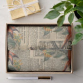 魅力的ヴィンテージ鳥の切り離しティッシュペーパー 薄葉紙 (ギフト)