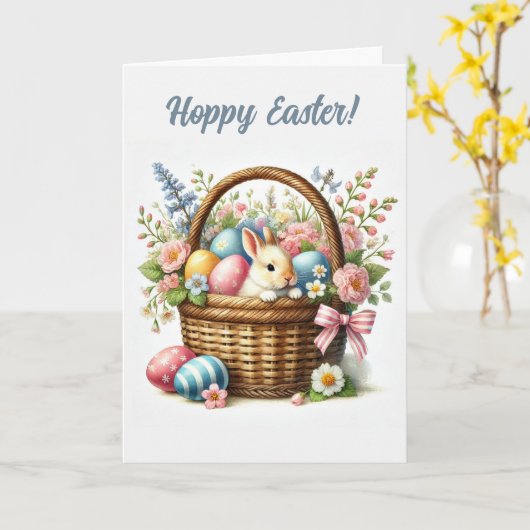 魅力的ヴィンテージ カード (黄色い花)