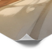 魅力的休息：Young Man Water Color ポスター (角)