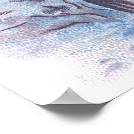 魅力的冬のシーン2 ポスター (角)