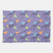 魅力的幽霊、カスタマイズ可能 キッチンタオル (横)