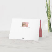 魅力的日本の咲く サンキューカード (裏面)