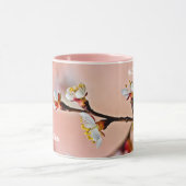 魅力的日本の咲く マグカップ (中央)