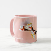 魅力的日本の咲く マグカップ (正面左)