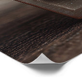 魅力的格言「母の日を幸せにする」看板を掲げている ポスター (角)